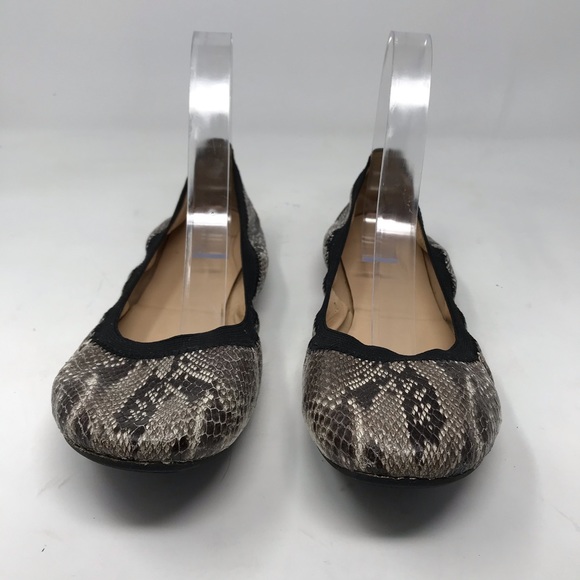 Cole Haan Ballet Flats Snakeskin Elastic Pattern - Picture 3 of 12
